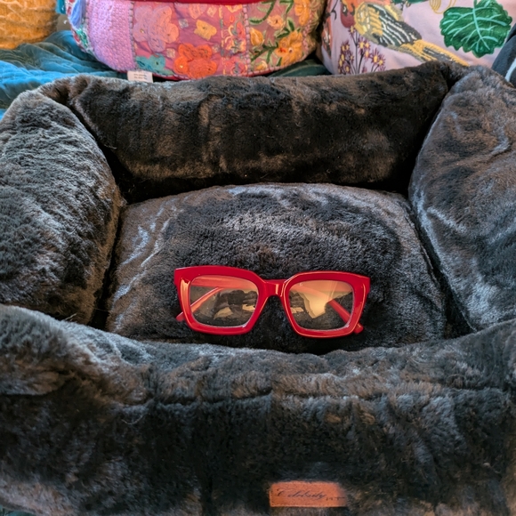 Brand New Never Used Small Super Plush Black Pet Bed - Picture 4 of 4